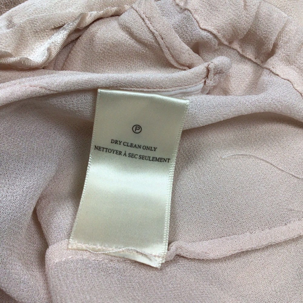 Blank NYC Sheer Lightweight Asymmetric Zip Sheer Moto Jacket Shirt Blush S. - Picture 6 of 8